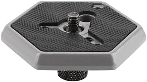 Zerone Quick Release Plate, Universal Hexagonal Quick Release Plates Replacemen 3049 1/4" Screw for 030-14 RC0 3063 Photo Studio Accessories - 1