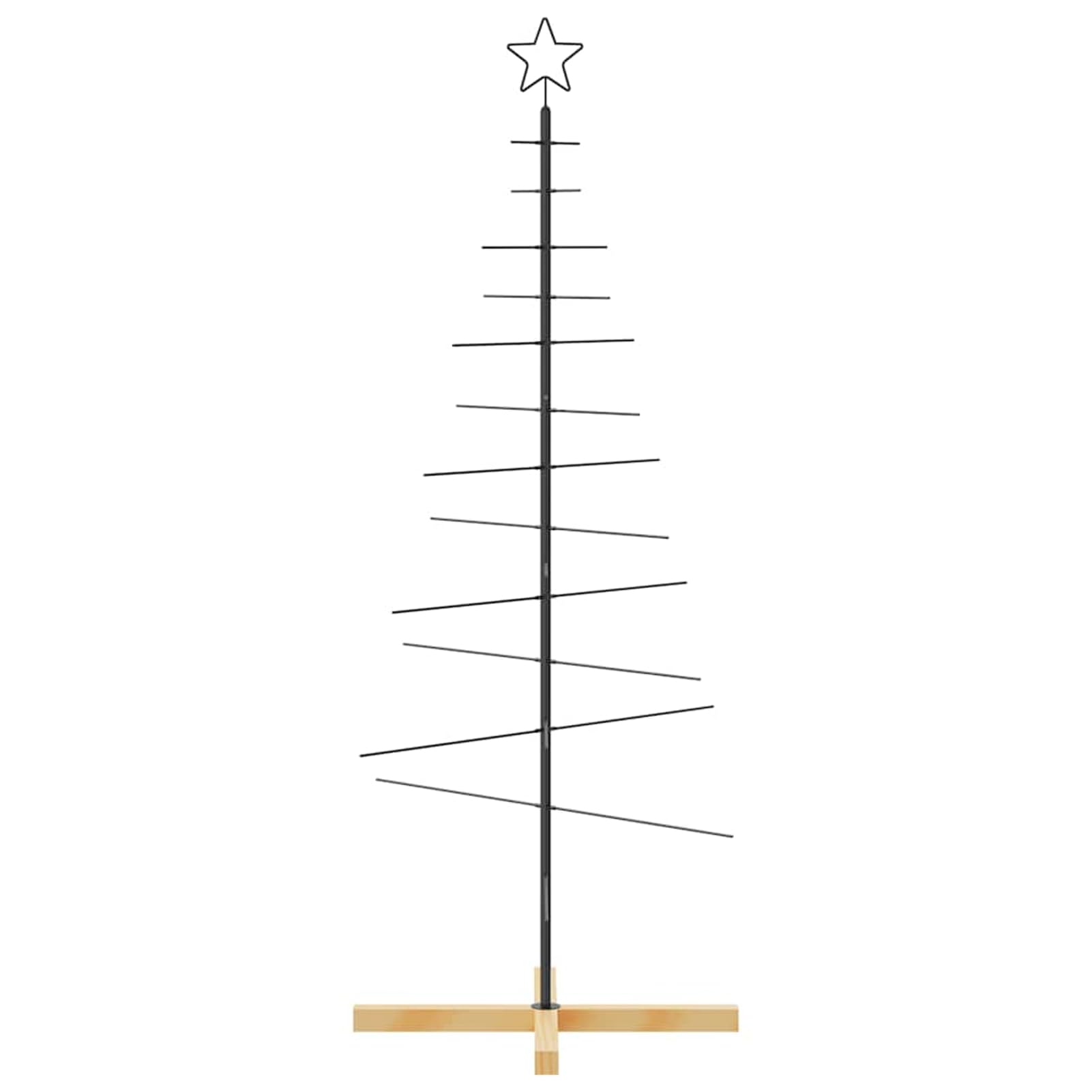 Gecheer Árbol de Navidad Rosa 210 cm PVC con Luces LED Blancas cálidas y Montaje Sencillo, Interiores y Exteriores protegidos.