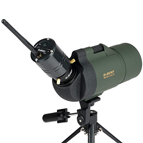Svbony Sc001 Wifi Spotting Scope Camera Bundle With Sv41 Mak Spotting Scope And Sa404 Adapter For Bird Watching #TOP13