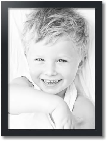 ArtToFrames 16x22 inch Satin Black Picture Frame, 2WOMFRBW26079-16x22 — view 2