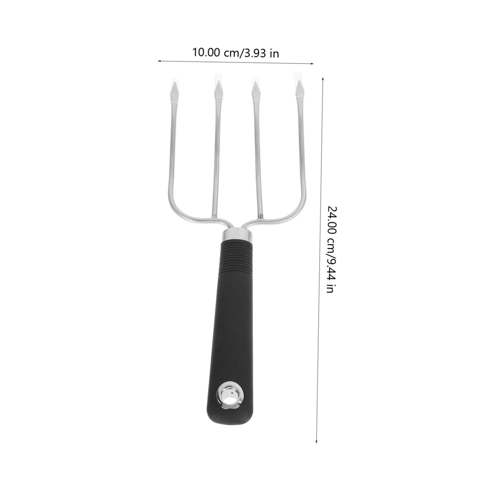 INOOMP 3stücke Edelstahl Barbecue Mit Kunststoffgriff Grillwerkzeug Für Steak Truthahn Und Lamm Für Outdoor-grillen Einfach Zu Reinigen Und Transportieren
