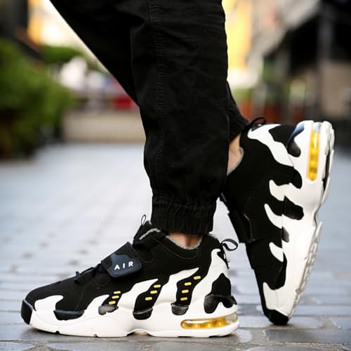 Men's Fleece-Lined Stylish Sneakers: Sporty Style. Suitable for Casual Sports and Walking.4