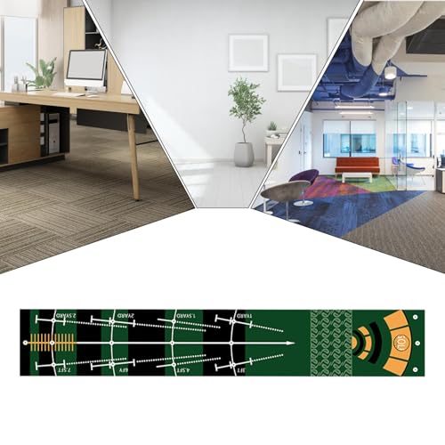 Green de putting de golf portable doté d'une base lourde et stable - 6
