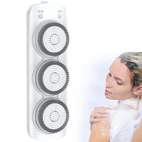 Brosse pour le corps murale pour laver le dos sans effort