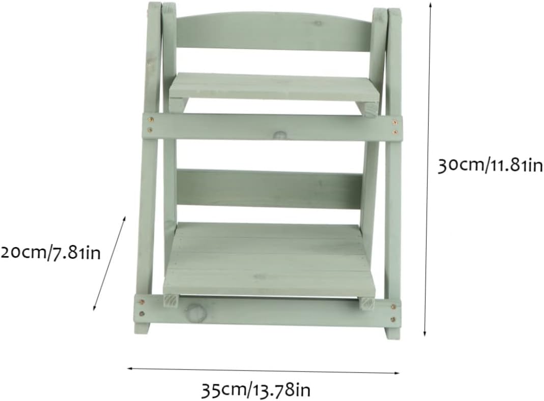Flower Pot Rack Folding Bookshelf Plant Stand Shelf Eco-friendly Multi-layer Indoor Outdoor Use