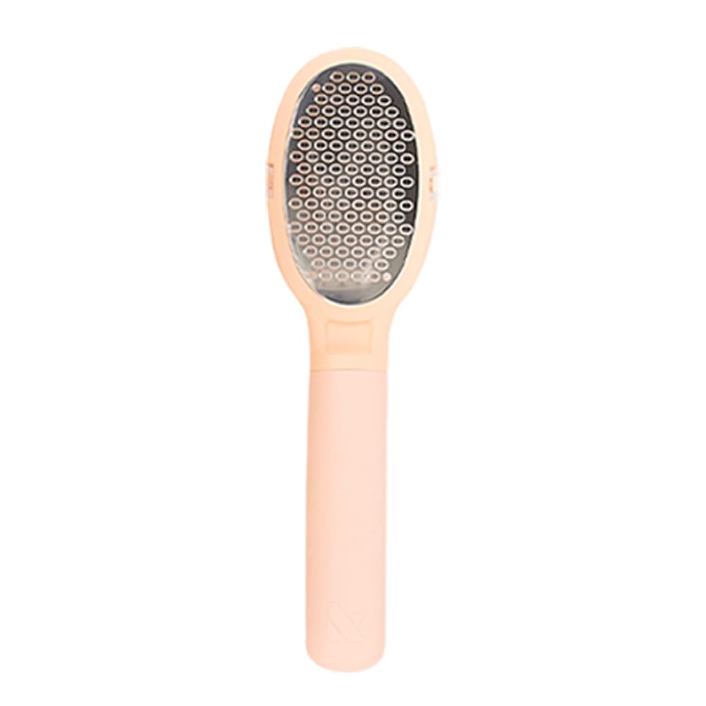 Olive & June Foot File | No-Mess Pedicure Tool for Smooth, Soft Feet | Gently Removes Dry Skin & Calluses | Built-In Catch Tray | Use Weekly on Dry Skin | Easy to Clean & Dishwasher Safe