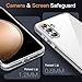 JETech Case for Samsung Galaxy S23 FE 6.4-Inch, Non-Yellowing Shockproof Bumper Protective Phone Cover, Anti-Scratch Hard PC Back (Clear)