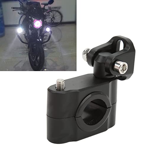 Suporte de Montagem de Luz de Motocicleta, 1 par de Braçadeiras de Farol de Motocicleta Rotação de 3