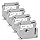 Anycolor M-K231 M Tape Replace for Brother M-K231s MK231 M-231 PTM95 P-Touch Label Tape 12mm 0.47 White Non-Laminated, for Brother Ptouch PT-M95 PT-65 PT-45 PT-70 PT85 PT90 Label Maker Refills, 4-Pack