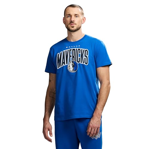Game 7 x NBA Officially Licensed Mens Graphic Short Sleeve Lightweight Crew Neck Cotton T-Shirt Dallas Mavericks L Royal Blue