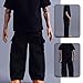 1/12 Scale Action Figure Pants, 6 Inch Male Doll Clothes, Black