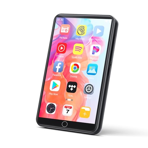 80 GB MP3 Player mit Bluetooth und WiFi, MP3 Player Spotify, 4-Zoll Touchscreen, MP4 Player Android, HiFi Digital Music Player mit Lautsprecher, Amazon Music, Deezer, FM Radio,...