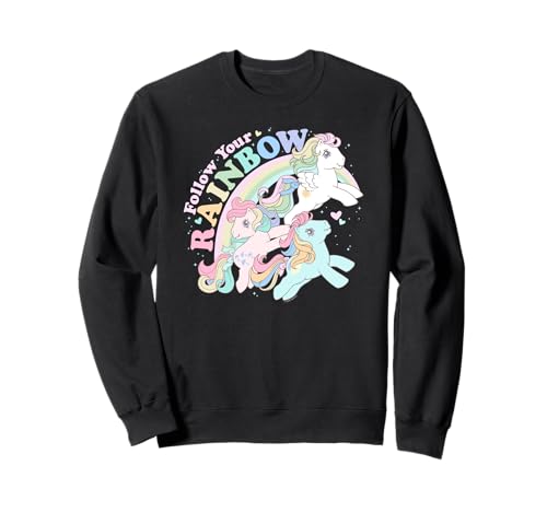 Pride Follow Your Rainbow Retro Group Shot Felpa