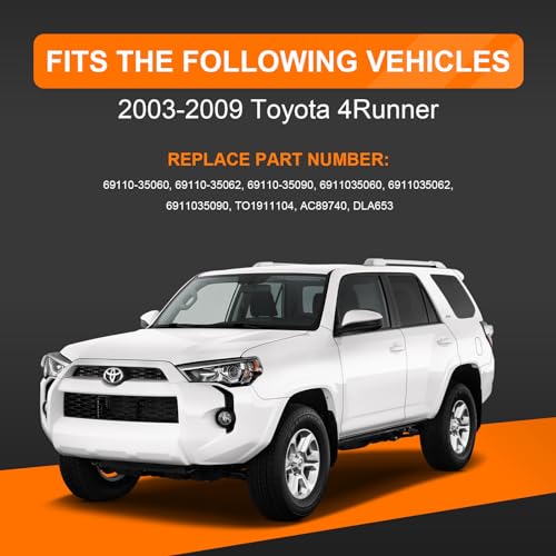 Image of Yinlowa Rear Hatch Latch Actuator for 2003-2009 Toyota 4Runner | Replaces 69110-35090, 69110-35060 and 69110-35062; Rear Back Door Lock Assembly for 4.0L V6 and 4.7L V8 Models