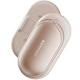 Aomiker 【2台同時充電に対応ケーブル付き】 充電式カイロ 分離式 2個セット : 長時間発熱 電気 かいろ 3秒急速発熱 3階段 温度調節 電子 懐炉 コンパクト 軽量 充電式 ホッカイロ あんか usb-c 充電 3000mAh 繰り返し利用 長持ち 操作簡単 携帯 小型 持ち運びやすい 両手 シェア可能 通勤 通学 アウトドア 冬 雪 寒さ対策 かわいい 防寒グッズ ベージュ