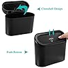 Accmor Car Trash Can with Lid, Mini Auto Dustbin Garbage Organizer with 30 Pcs Plastic Trash Bag, Automotive Garbage Container Bin for Vehicle, Home, Office #2