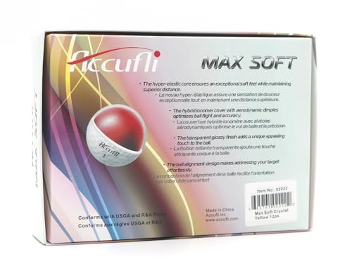 Image of ACCUFLI Max Soft Crystal Golf Balls