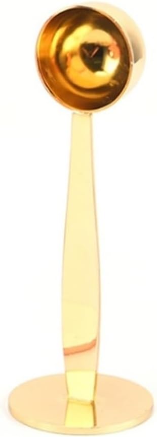 15.5/14.2cm Measuring Tamping Scoop Coffee Spoon(Gold)