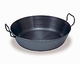 Helmensdorfer Bratpfanne | Schnitzelpfanne 32 cm gebläute Eisenpfanne