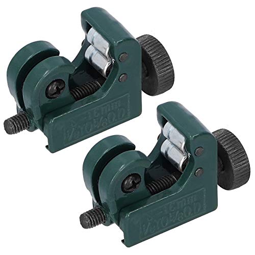 EVTSCAN 2 Pcs Mini Steel Tube Cutter Tool,Pipe Cutter Tool,Diameter from 3?16mm,Tube Pipe Cutter for Copper Aluminum Iron Metal Tube