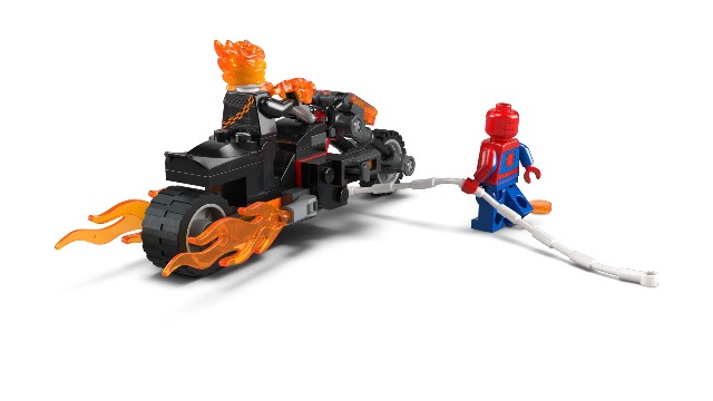 Amazon.com: LEGO Marvel Spider-Man vs. Ghost Rider Motorcycle