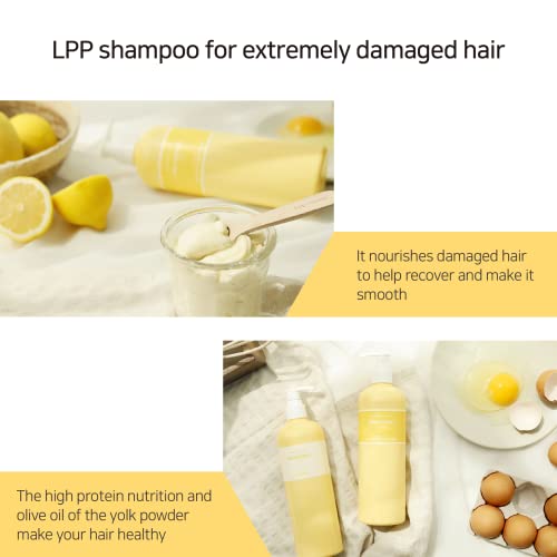 Valmona Egg Deep Nutrition Shampoo Conditioner Set Good For Dry And Damage Hair Contains Honey Olive Oil #TOP2
