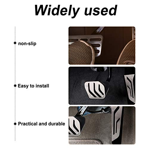 CLISPEED 2Pcs Pedais de Carro Cobrem Pedais de Transmissão Pastilhas de Freio Kit de Pastilhas de Pe