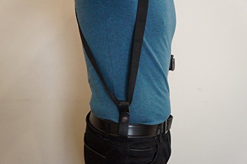 Koltster 2-in-1 Shoulder & Belt Holster With Double Mag Pouch – Right Hand, Beretta 92, Taurus 92 – Genuine Leather