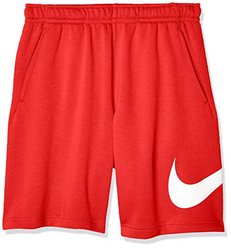 Nike Men's Sportswear Graphic Club Short, University Red/White, 3X-Large
