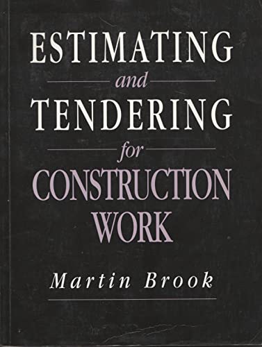 Estimating and Tendering for Construction Work