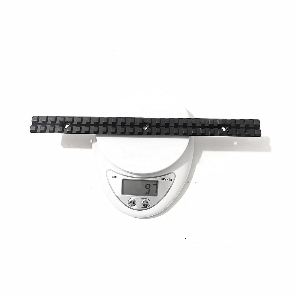 Picatinny Adattatore base in alluminio 21 mm 25 slot per cannocchiale da caccia