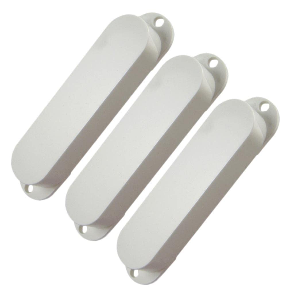 Electric Guitar Close Sealed Single Coil Pickup Cover for Fender ST SQ White| Musical Instruments & Gear|Guitars & Basses|Parts & Accessories|Guitar Parts|Pickups-image-45