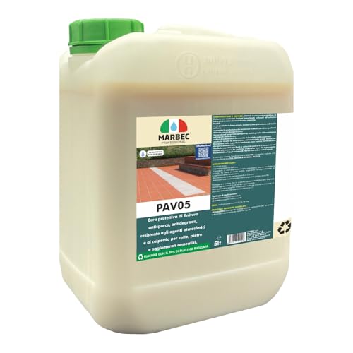 MARBEC PAV05 5LT Cera per cotto, pietre, cemento e materiali