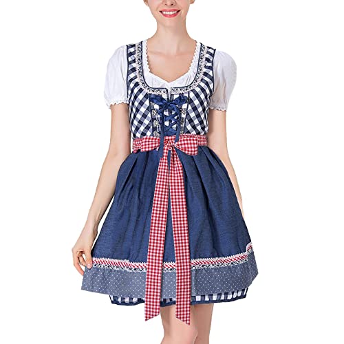 Robe d'été bleu M légère pour vos festivals et fêtes de la bière