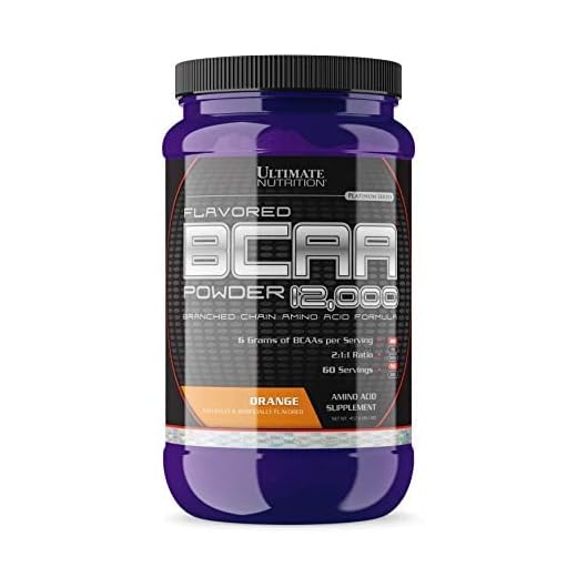 Ultimate Nutrition 100% Crystalline BCAA 12000-457.6 g (Orange)