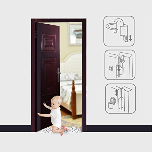 Image of Finger Guard - Finger Pinch Preventer Baby Proofing Door and Hinge Pinch Guard, White, 2-Pack