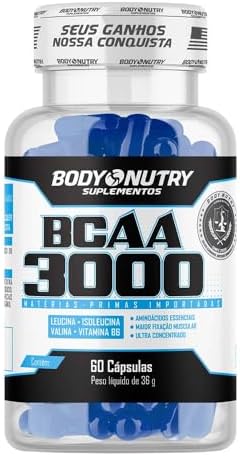 BCAA 3000 Pote 60 Cápsulas Ultra Concentrado Pós Treino ou Pré tr...