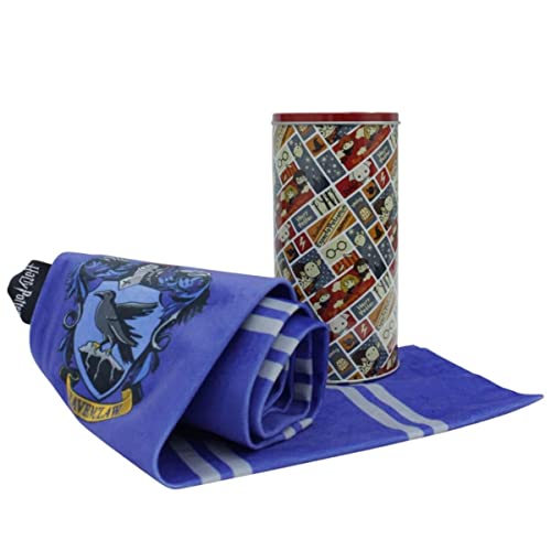 Cachecol Oficial Harry Potter Corvinal Presente Geek cor:Azul