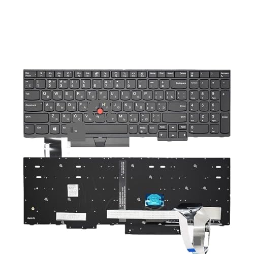 Clavier anglais ThinkPad T15 rétroéclairé 5N20V77999 de rechange