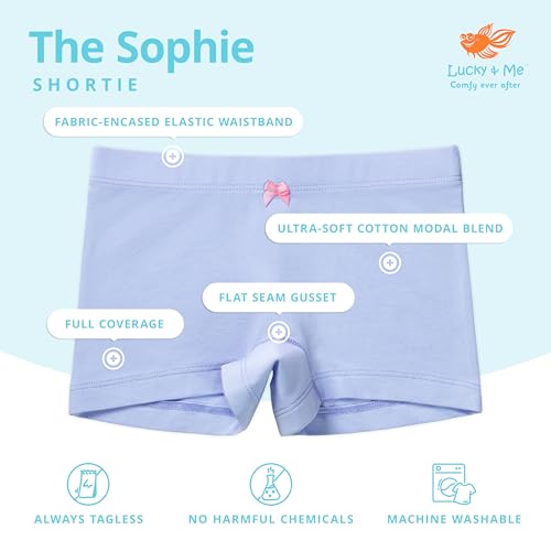 Lucky & Me Girls Undershorts for Under Dresses and Uniforms, Sophie Shortie 3 Pack2