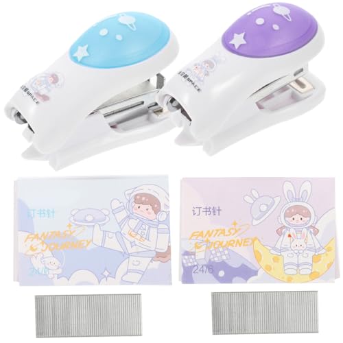 Agrafeuses compactes thème astronaute pour offrir comme cadeau scolaire original