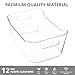 Tiawudi 12 Pack Plastic Storage Bins, Multi-Use Organizer Bins, Pantry Organizer, Clear Storage Containers for Home, Kitchen, Office, Cabinet, Shelf and Fridge Organization