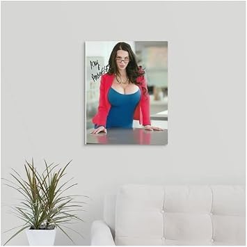 PHOTOOH! Amy Anderssen Autographed Signed Wall Art Poster - 8 x 10 inches, Rectangular, Red, Glossy, Unframed, Contemporary, People, Home Office