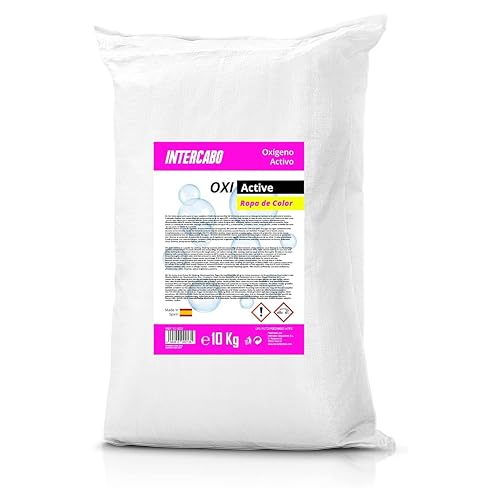 Quitamanchas en polvo para ropa de color 10 kg – potenciador de lavado con oxígeno activo – antimanchas sin cloro para lavadora – detergente técnico para prendas de color – uso profesional o doméstico