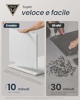 SONGMICS HOME Mobile per Lettiera Gatto, Montaggio Rapido Senza Attrezzi Toolless, Armadietto Lettiera, Casetta per Gatti Grandi, Porte a Spinta, 56 x 44,8 x 45,7 cm, Bianco Neve PCL013W01