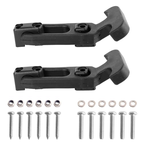 crenlux Rubber Flexible t-Handle hasp Draw Latch for Farm Machinery, Construction Hoods, Off-Road Vehicles, Golf Carts, Coolers, Rubber Flexible t-Handle hasp Draw Latch Replacement (2PCS)