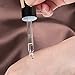 MINGZE 10 piezas Cuentagotas de botellas de vidrio para aceites esenciales, botellas...