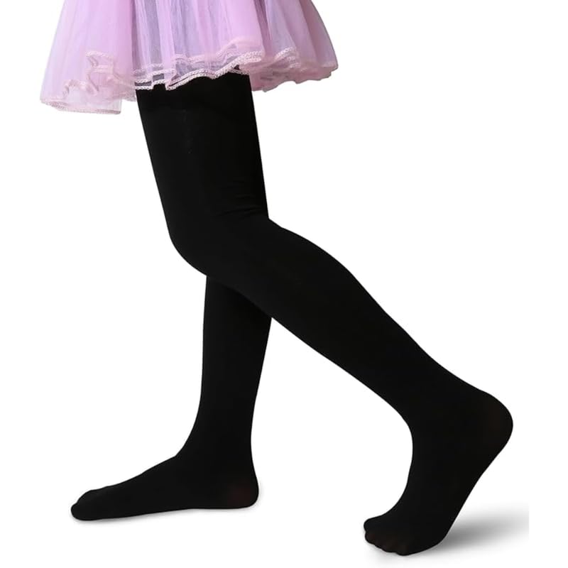 Image of Tights for Girls | Thermal Fur Stockings | Winter Warm Fleece Lined Footed Tights Leggings High Waist Pantyhose