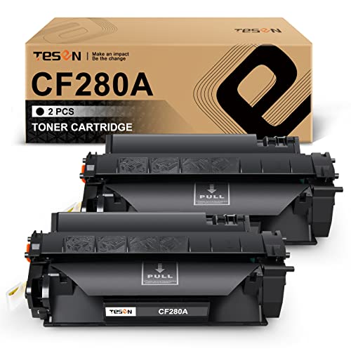 80A CF280A Pro 400 TESEN Compatible Toner Cartridge Replacement for HP 80A CF280A Toner Black for use with HP Laser Printer Pro 400 M401N M401DN M401DNE M401DW MFP M425 M425DN M425DW 2PK