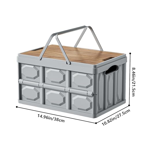 Boîte de rangement pliable organiseur empilable pour voiture maison et voyage - 3